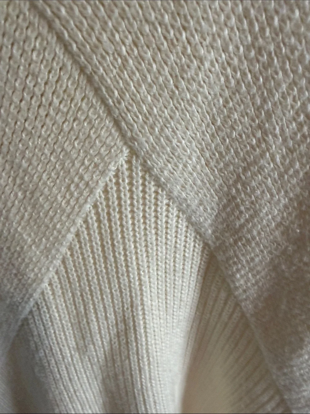 Talbots mixed stitch mock neck sweater - worn about 6x